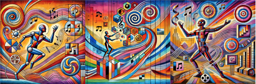 “An intricate composition of three agentic figures, inspired by the synergy of AI, computation, and human oversight. The figures represent the convergence of inference time scaling laws, ethical AI deployment, and practical AI reliability. One figure, powered by enhanced computational inference, dynamically interacts with smaller AI models, illustrating the power of compute to unlock new capabilities. Another embodies ethical vigilance, navigating the vulnerabilities and relational ethics posed by autonomous AI agents, balancing user needs and societal impacts. The third figure emphasizes real-world pragmatism, highlighting the balance between ground truth, user trade-offs, and AI reliability in business contexts. Together, they engage with large language models, sound, and visuals to convey a multifaceted exploration of AI’s transformative potential.”